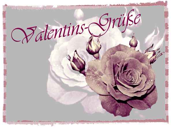 Grußkarte zum Valentinstag