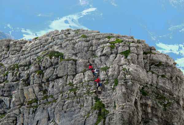Klettern am Säntis