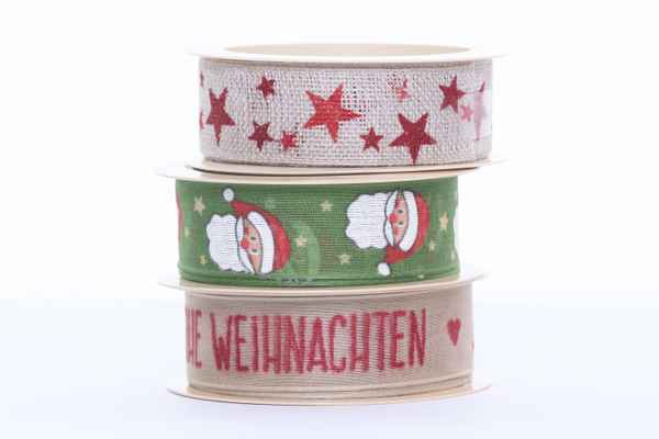 weihnachtliches Geschenkband