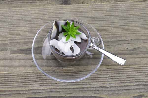 Kokos-Schoko-Creme im Glas