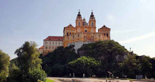 Blick auf Stift Melk