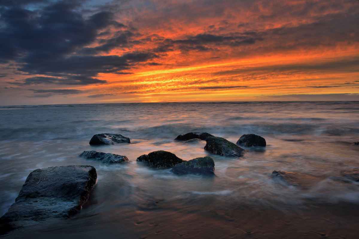 Der letzte Abend am Meer