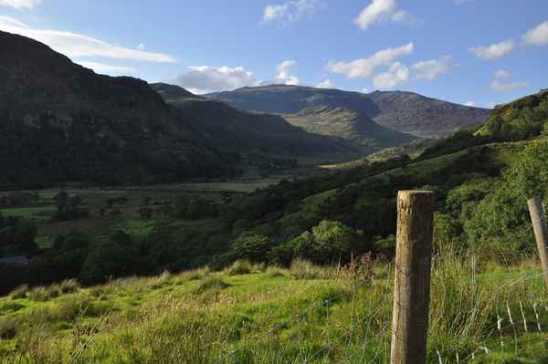Schafweiden in Snowdonia, Wales