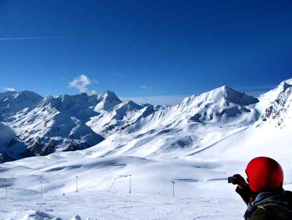 Bilderbuch-Panorama im Winter