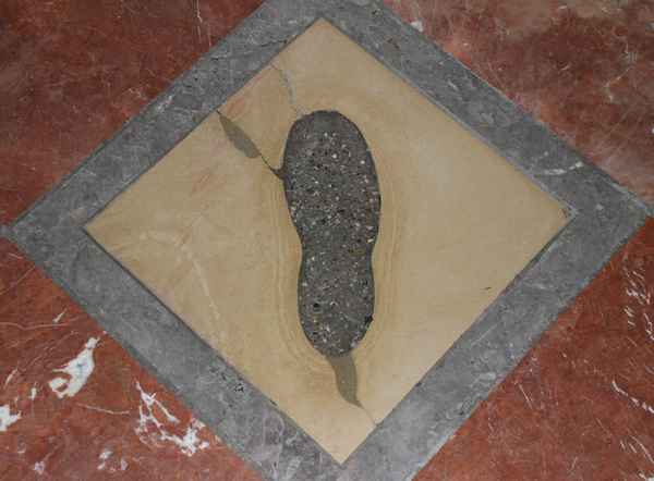 Teufelstritt im Münchner Dom