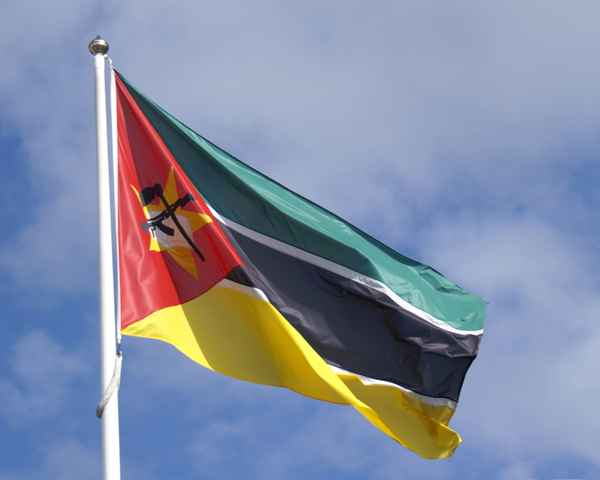 Fahne Mosambique