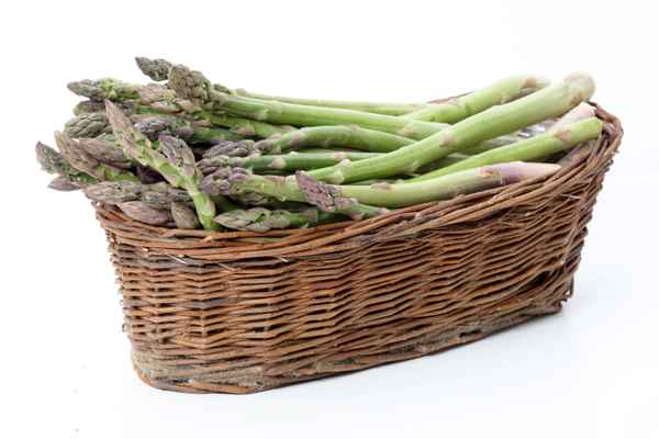 Spargel im Korb