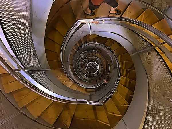 Wendeltreppe im Burgturm zu Stargat