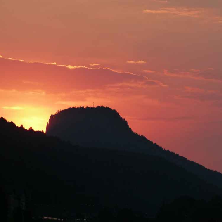 Sonnenuntergang am tafelberg