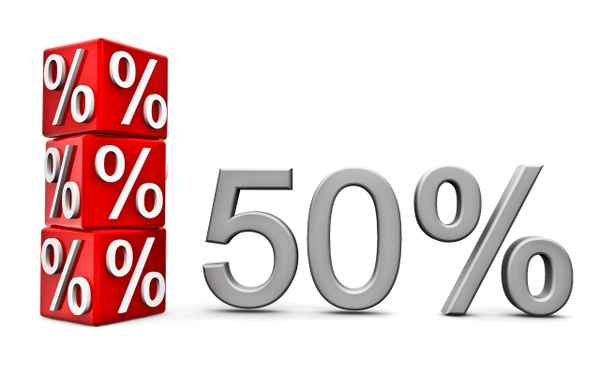 50%reduziert