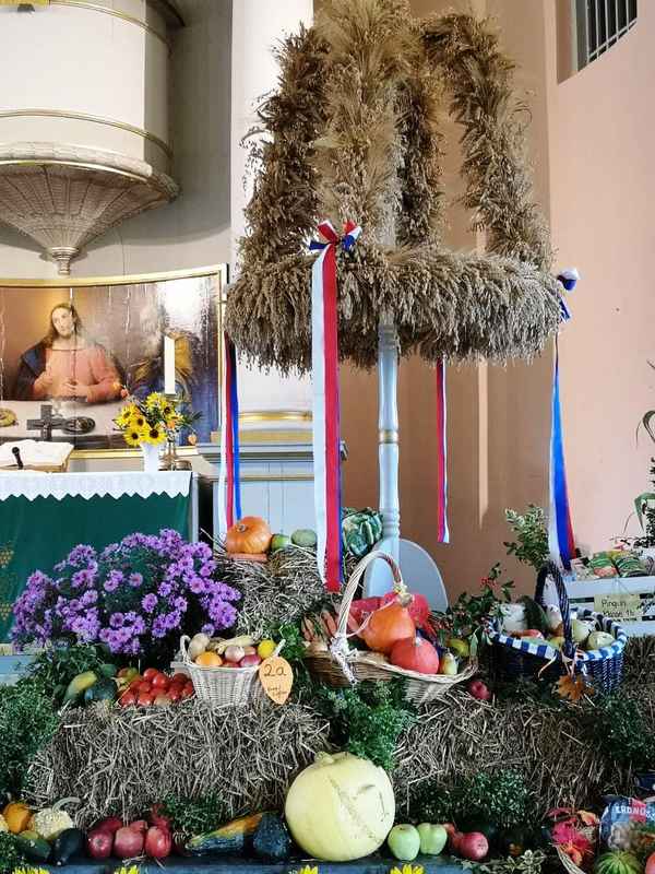 Erntedank in der Kirche