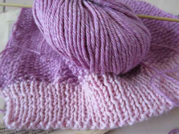 Stricken für die Enkelin