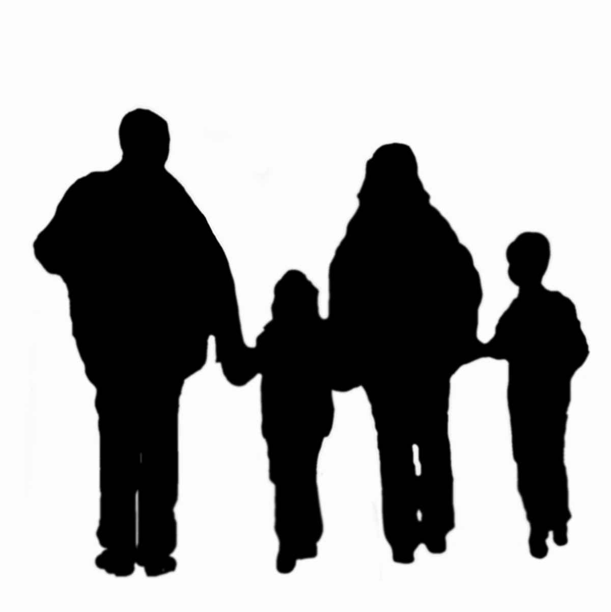 Silhouette Familie