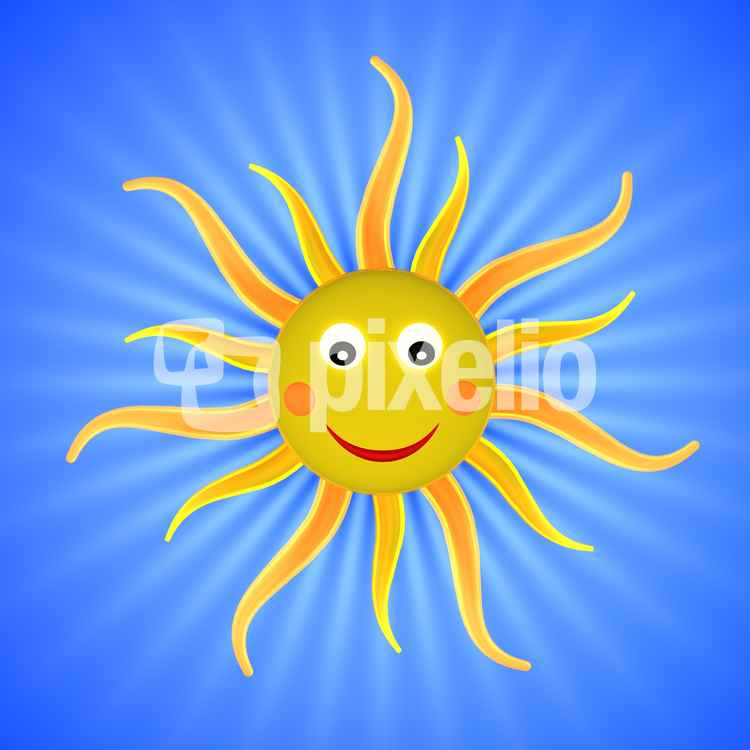 Die Sonne lacht