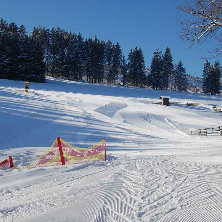Frische Skipiste
