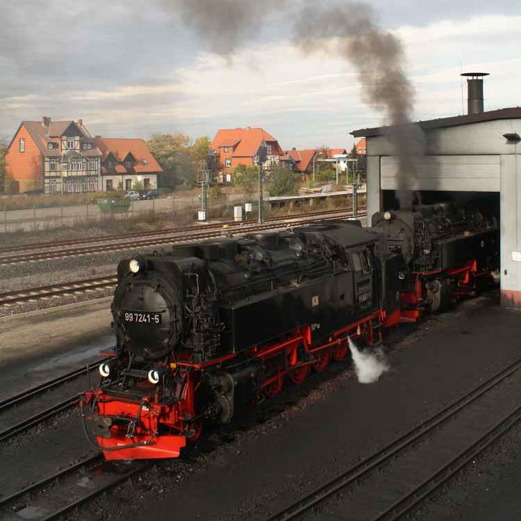 Vor dem Schuppen in Wernigerode