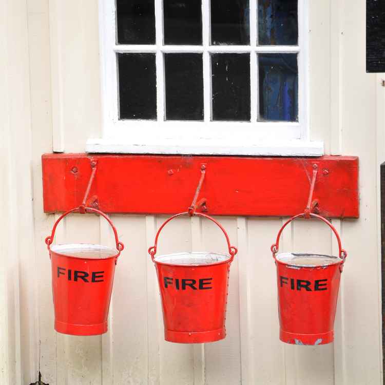 Feuerlöscher in Tanybwlch, Wales