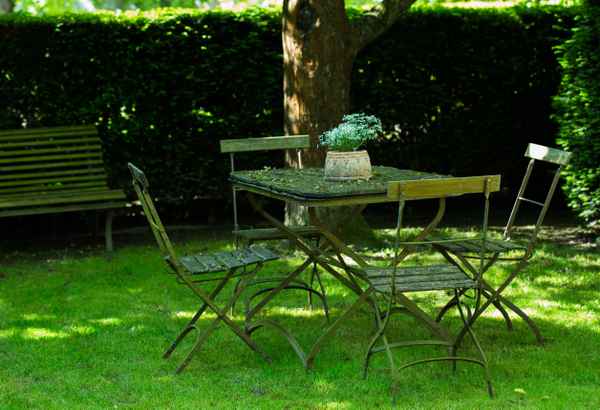 schattiger Gartenplatz