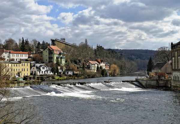 Saale-Wehr in Bad Kösen