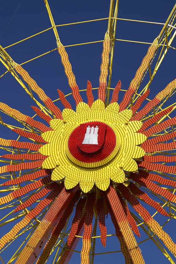Riesenrad auf dem Dom in Hamburg