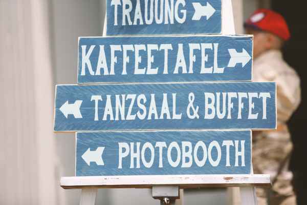 Hochzeitswegweiser