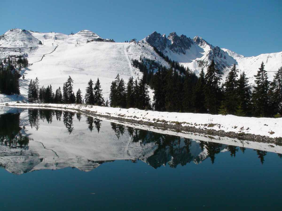 Wintereinbruch in den Alpen