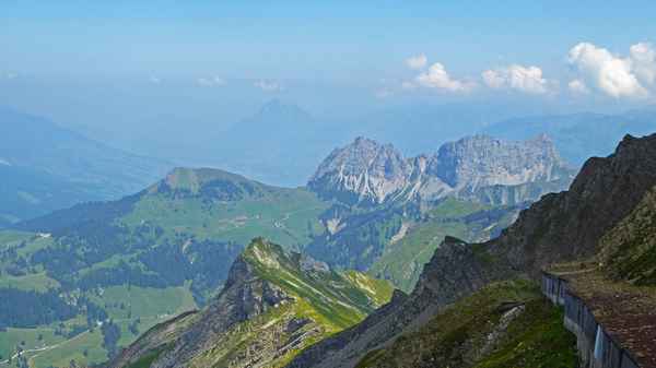 Sicht vom Brienzer Rothorn