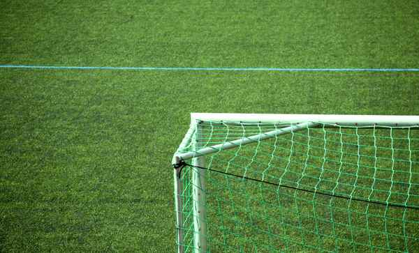 Kunstrasen-Sportplatz mit Tor