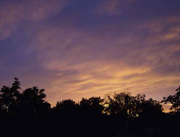 Farbenspiel am Abendhimmel von Gaggenau
