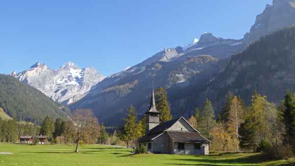 Blüemlisalp-Gruppe von Kandersteg aus