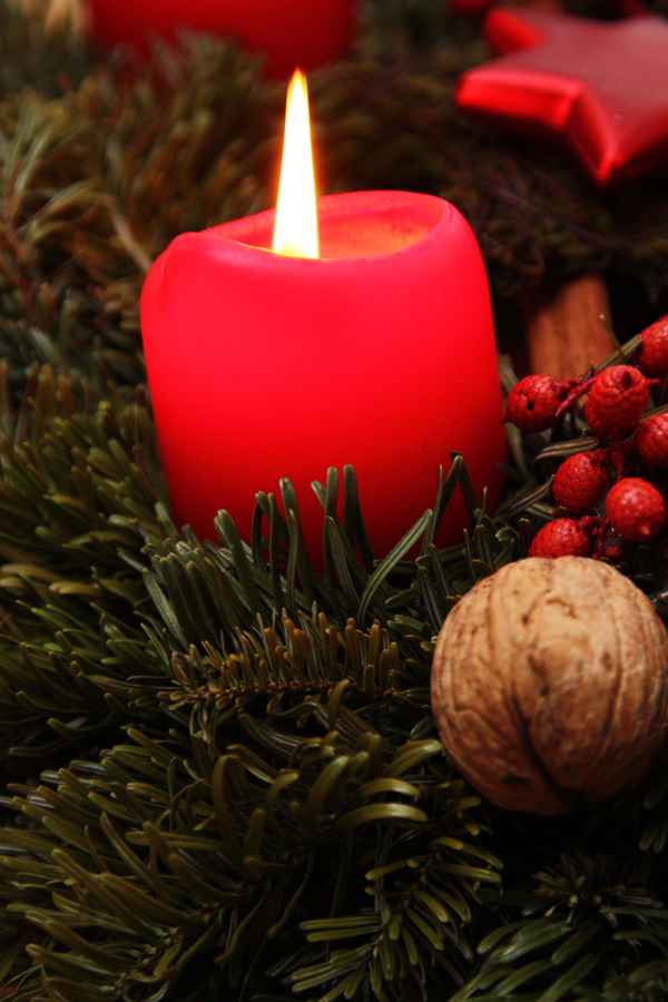 Weihnachtskerze