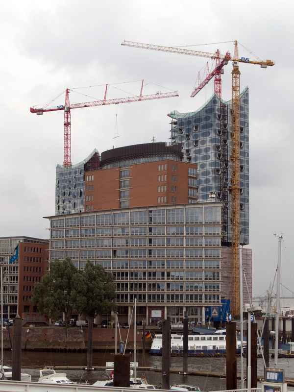 Hamburger Elbphilharmonie Baustelle