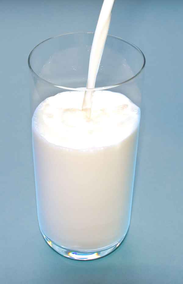 Milch im Glas