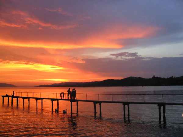 Sonnenuntergang am See
