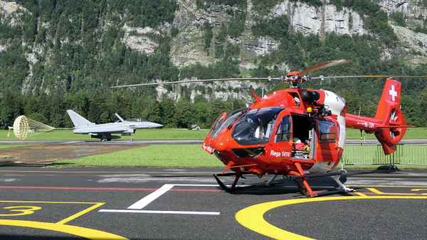 Eurofighter bei Landung