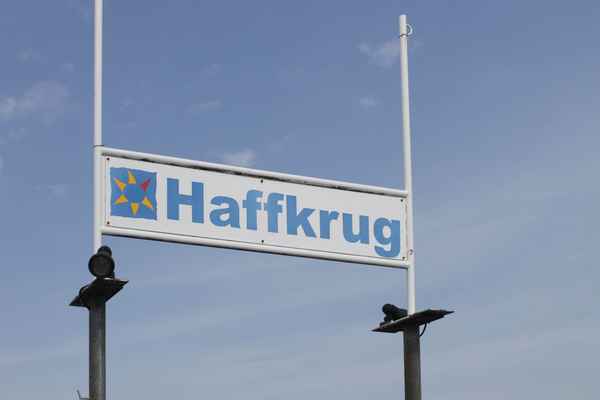 Haffkrug- Schild