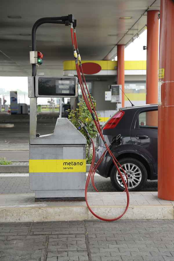 Erdgastankstelle in Italien