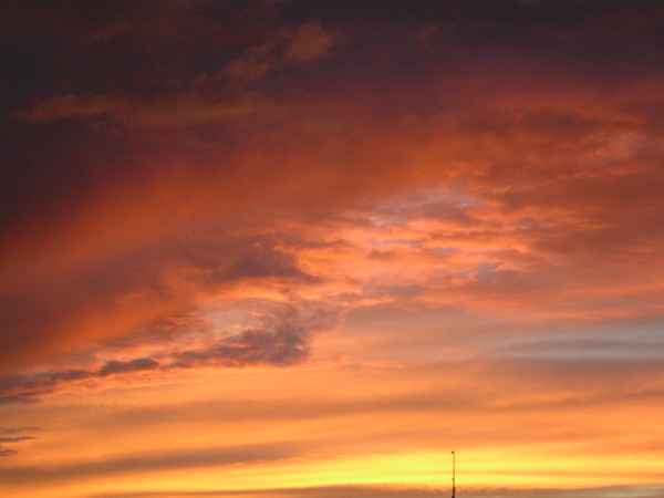 Himmel Rot ( Sonnenuntergang)