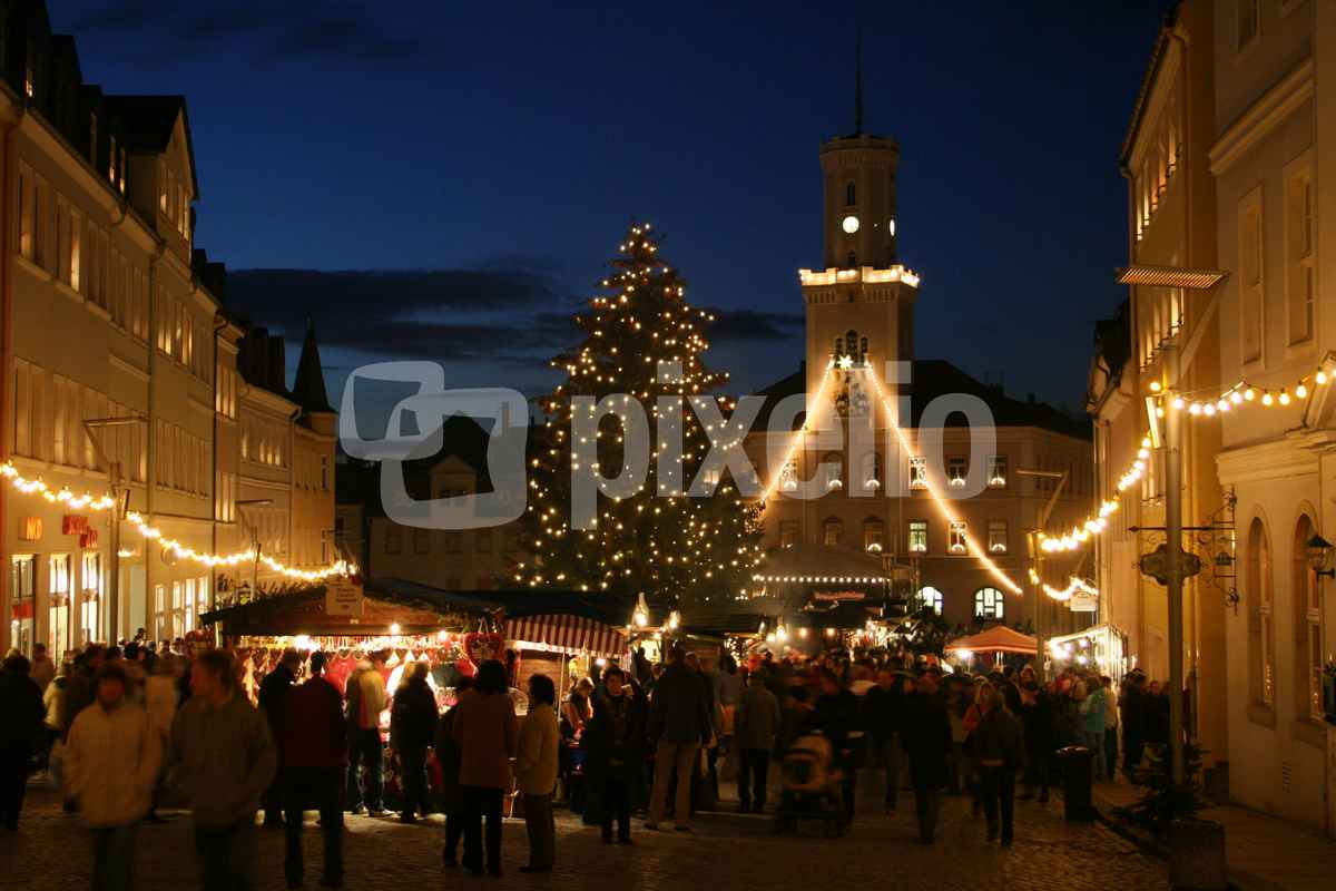 Auf dem Schneeberger Weihnachtsmarkt