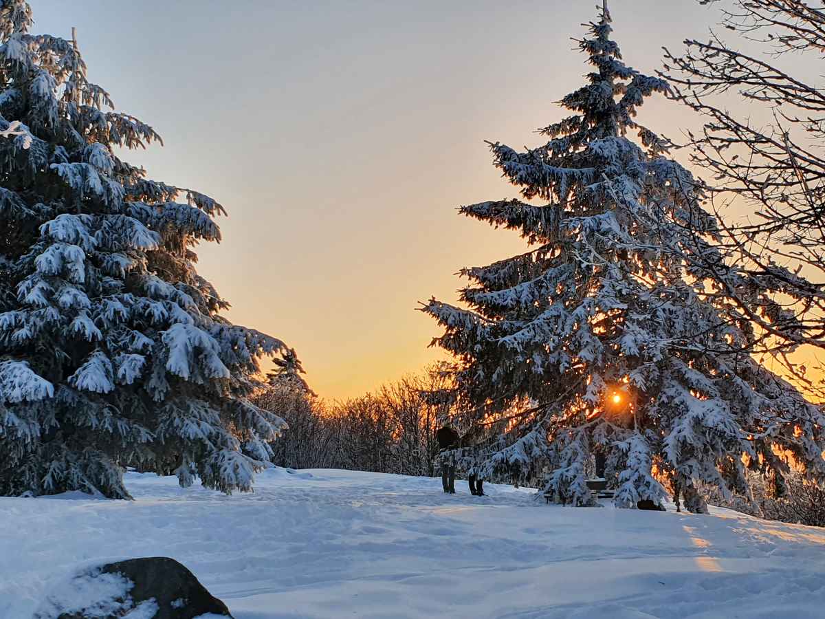 Sonnenuntergang Vogesen