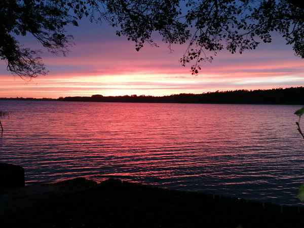 Sonnenuntergang an der Müritz