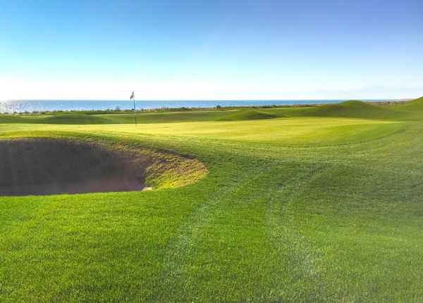 Golfplatz am Meer