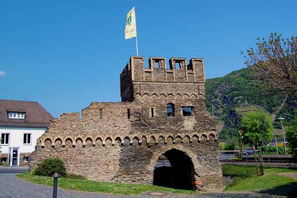 Oberwesel, Reste der Stadtbefestigung