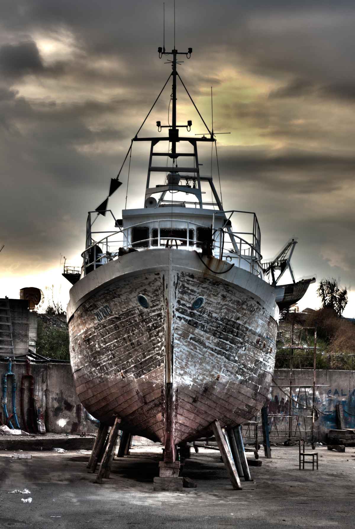old ship hdr sun
