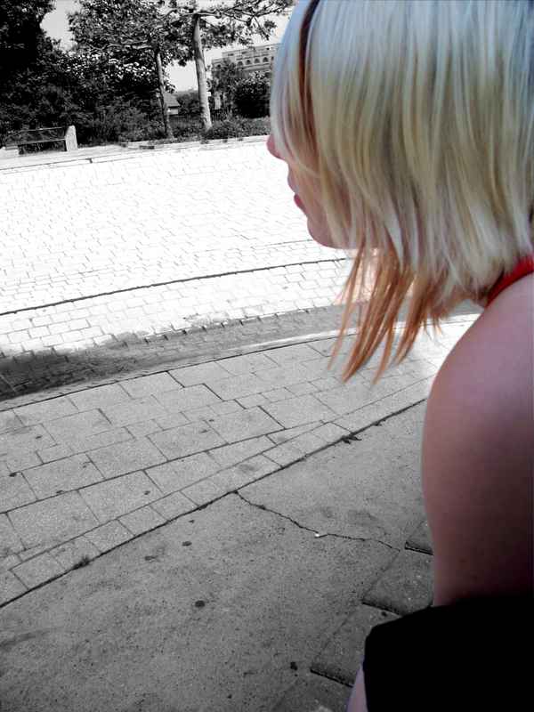 starin' at nothing..