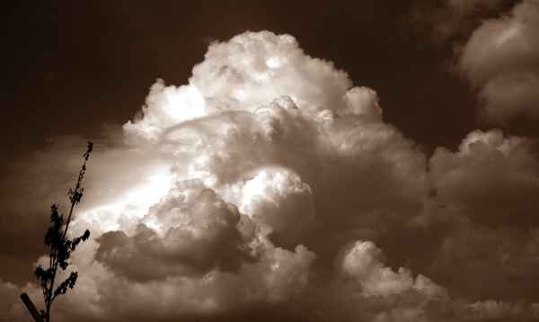 Ich werde zur Gewitterwolke