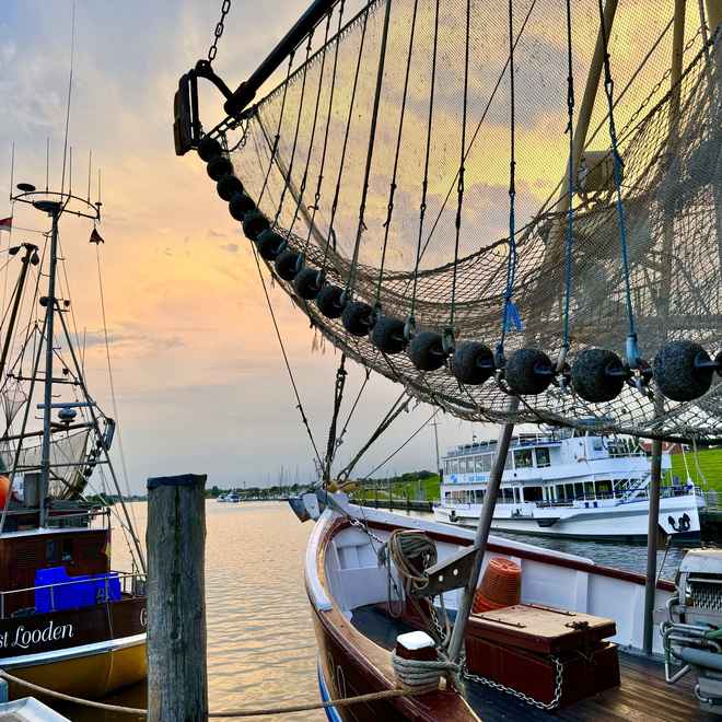Fischerboote im Hafen