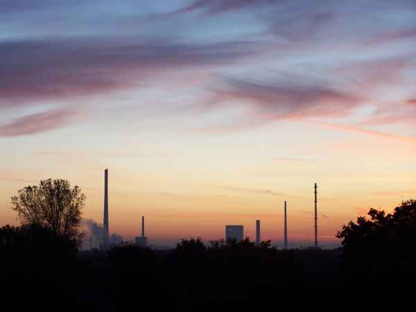 Industrie am Morgen