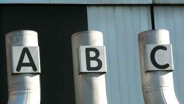 A B C