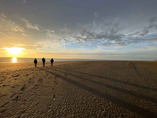 Schatten im Abendlicht